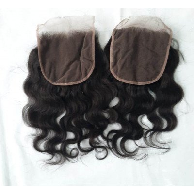 WAVY HAIR TRANSPARENT LACE CLOSURE